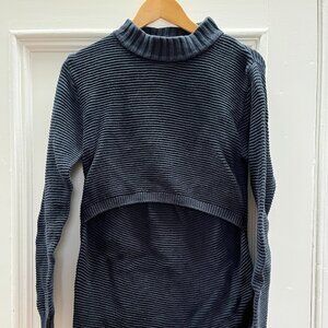 Boob designs nursing sweater